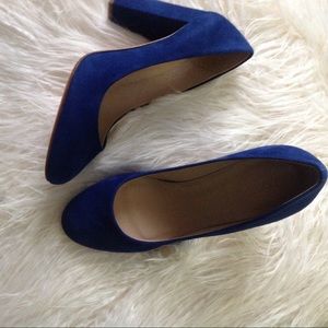 JCREW ETTA SUEDE PUMPS sz 7.5 NWOB
